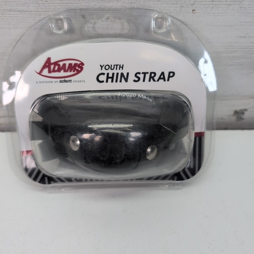Adams Youth Hardcup Football Helmet Chin Strap Black